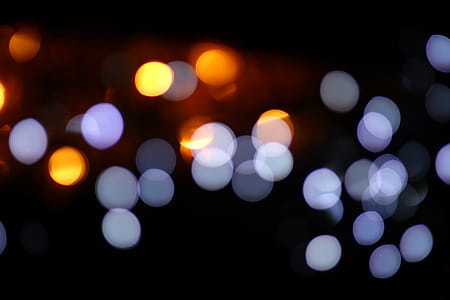 Defocused Image of Illuminated Lights at Night thumbnail