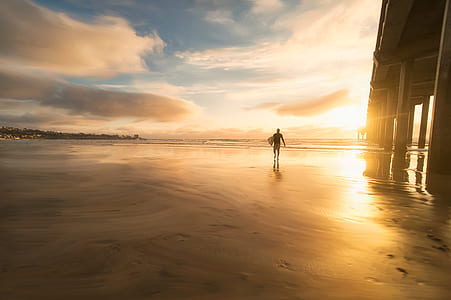 person walk on body of water thumbnail