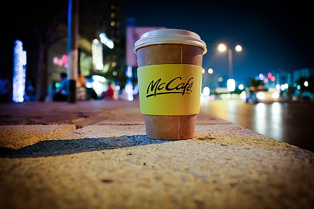 McCafe cup on floor thumbnail