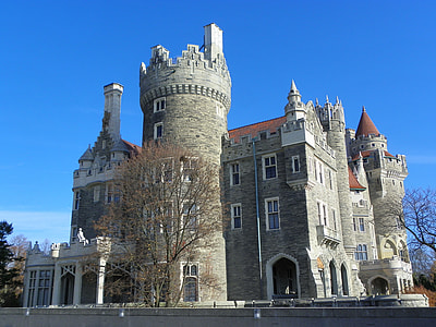 grey castle under blue sky thumbnail