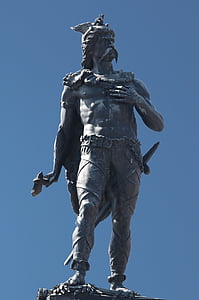 ambiorix, statue, tongeren, celtic king, eburonen, leader thumbnail