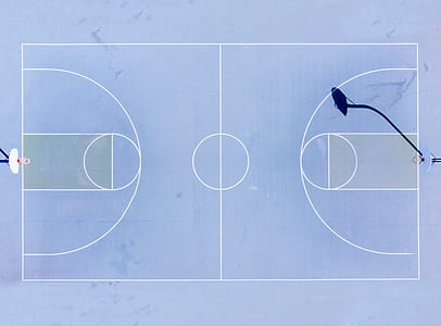 basketball court graphic illustration thumbnail