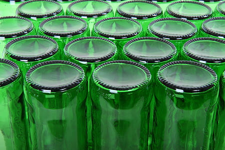 green glass bottle lot thumbnail