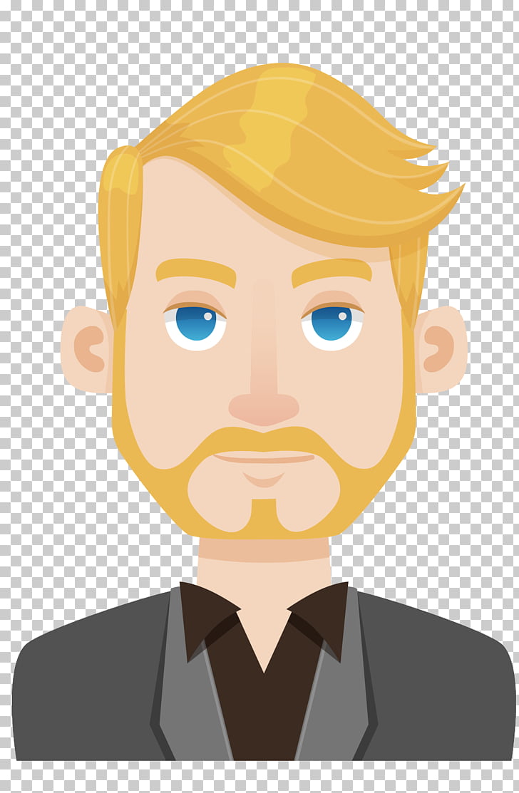 Cartoon Drawing Illustration Blond Man Png Clipart Free