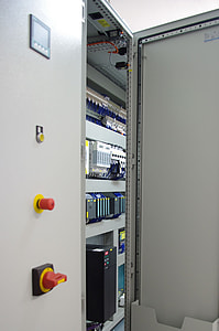 gray metal circuit breaker box thumbnail