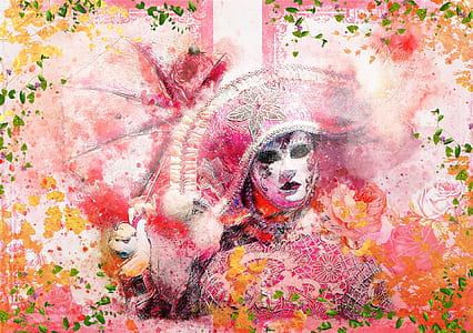 person with mask and hat thumbnail
