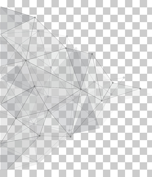Geometry Angle, A triangular space background, gray and beige dots with line illustration PNG clipart