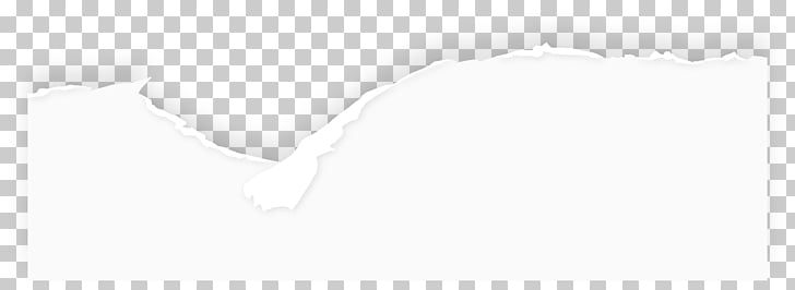 Torn paper , black and white illustration PNG clipart