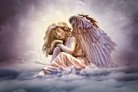 angel with clouds thumbnail