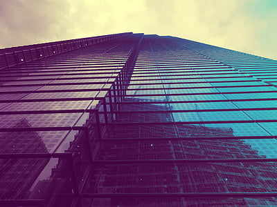 low-angle photography of mirror building thumbnail