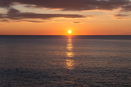 calm sea under sunset thumbnail