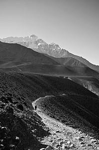 person walking in mountain thumbnail