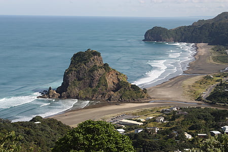 rock formation beside shore thumbnail