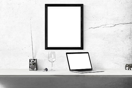 black wooden frame thumbnail