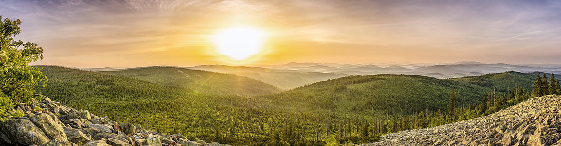 green mountain under sunny sky thumbnail