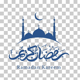Eid Mubarak Ramadan Eid al-Fitr Quran, Blue Quran moon decoration, Ramadan Kareem logo PNG clipart