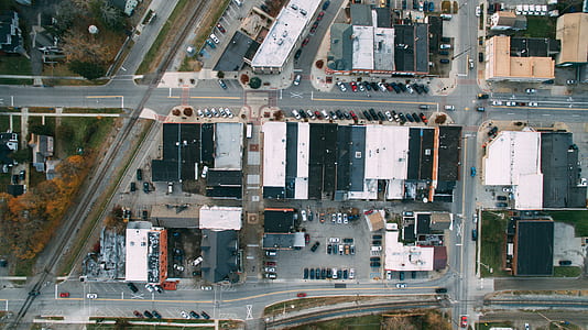 aerial photography of buildings at daytime thumbnail