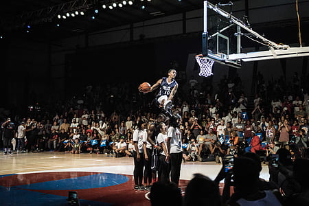 basketball player making an exhibition at the court thumbnail