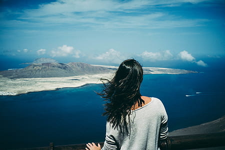 sea, landscape, sky, person thumbnail