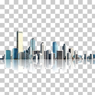 City Architecture, City high-rise building material realism, city buildings illustration PNG clipart