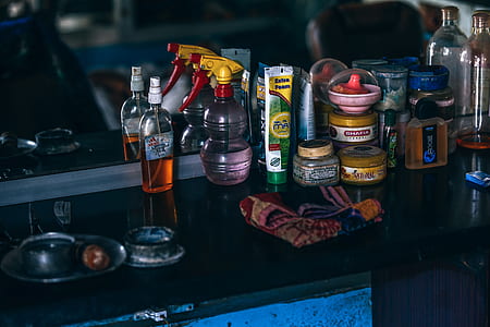 wood, red, bottles, glass thumbnail