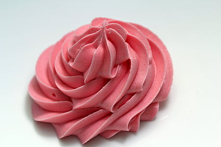 pink icing on top of white surface thumbnail