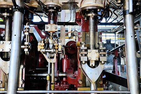 gray and red industrial equipment gear thumbnail