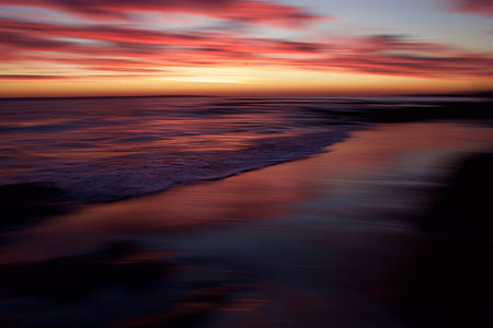 seashore during golden hour thumbnail