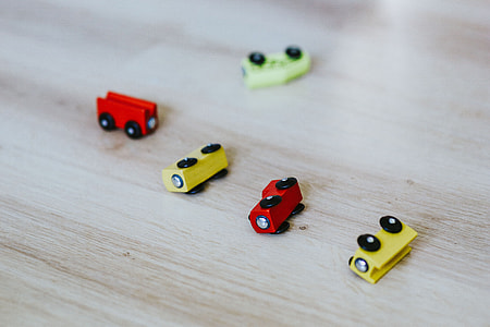 Child playing with toys on the floor thumbnail