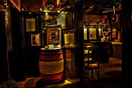 brown and white wooden barrel beside a cabinet thumbnail
