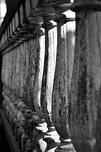 grayscale photography of concrete baluster thumbnail