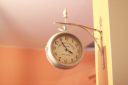 white analog clock thumbnail