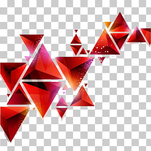 Geometry Abstract art Triangle Geometric shape, triangle, geographic PNG clipart
