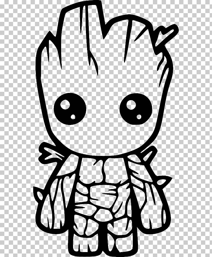 Baby Groot Decal Bumper sticker, rocket raccoon, Marvel baby Groot artwork PNG clipart