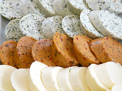 assorted sliced foods on tray thumbnail