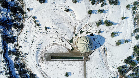 aerial photography of dome building at daytime thumbnail