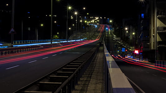 Time Lapse Photo of Road With Cars Passing thumbnail
