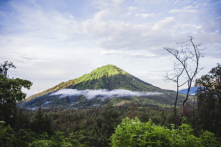 A mountain in Guatemala on a cloudy day thumbnail