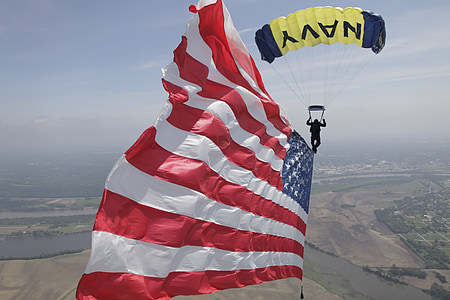rising USA flag at daytime thumbnail