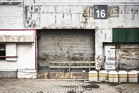 white steel garage door thumbnail