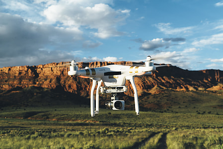 white DJI phantom drone thumbnail