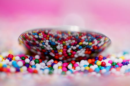 reflection of candies on spoon thumbnail