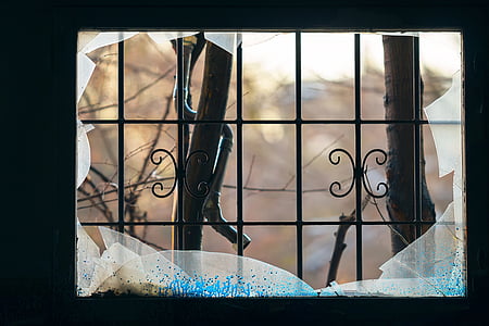 windowpane with black steel frame thumbnail