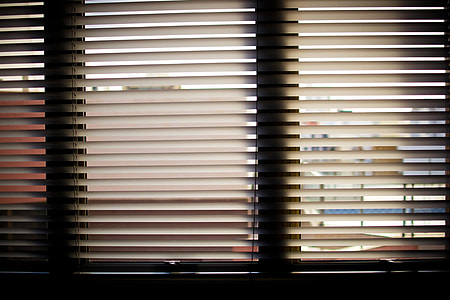 low-light photo of venetian blinds thumbnail