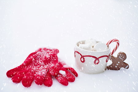 pair of red gloves thumbnail