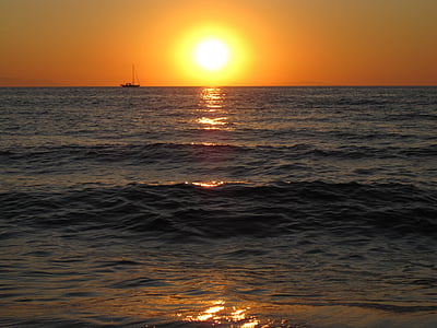 silhouette photography of body of water thumbnail