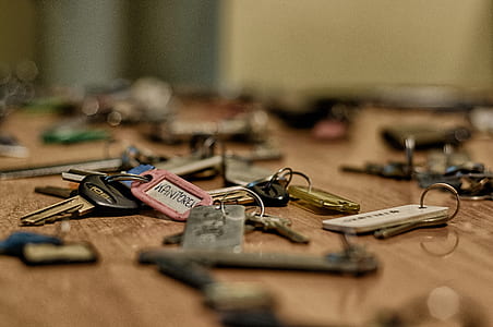 Pink and White Key Chain thumbnail