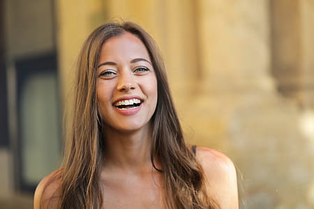 Portrait Of happy smiling young blonde woman thumbnail