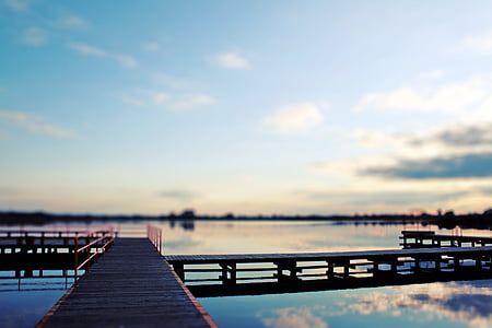 brown wooden dock thumbnail