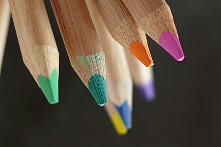 shallow depth of field photo of color pencils thumbnail